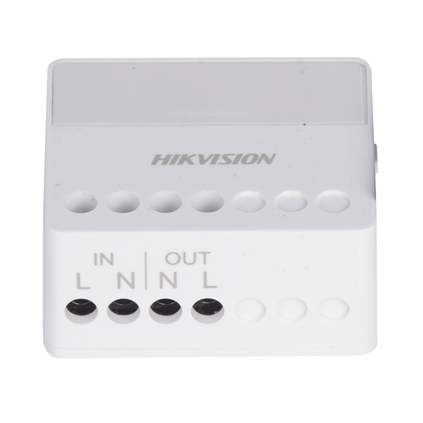 Interruptor Inalámbrico AX PRO Hikvision para Control de Alta Potencia 100–240 VCA DS-PM1-O1H-WB