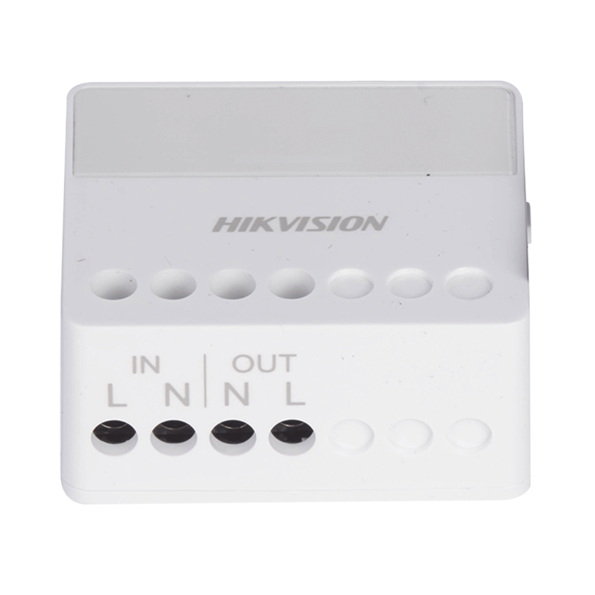 Interruptor Inalámbrico AX PRO Hikvision para Control de Alta Potencia 100–240 VCA DS-PM1-O1H-WB