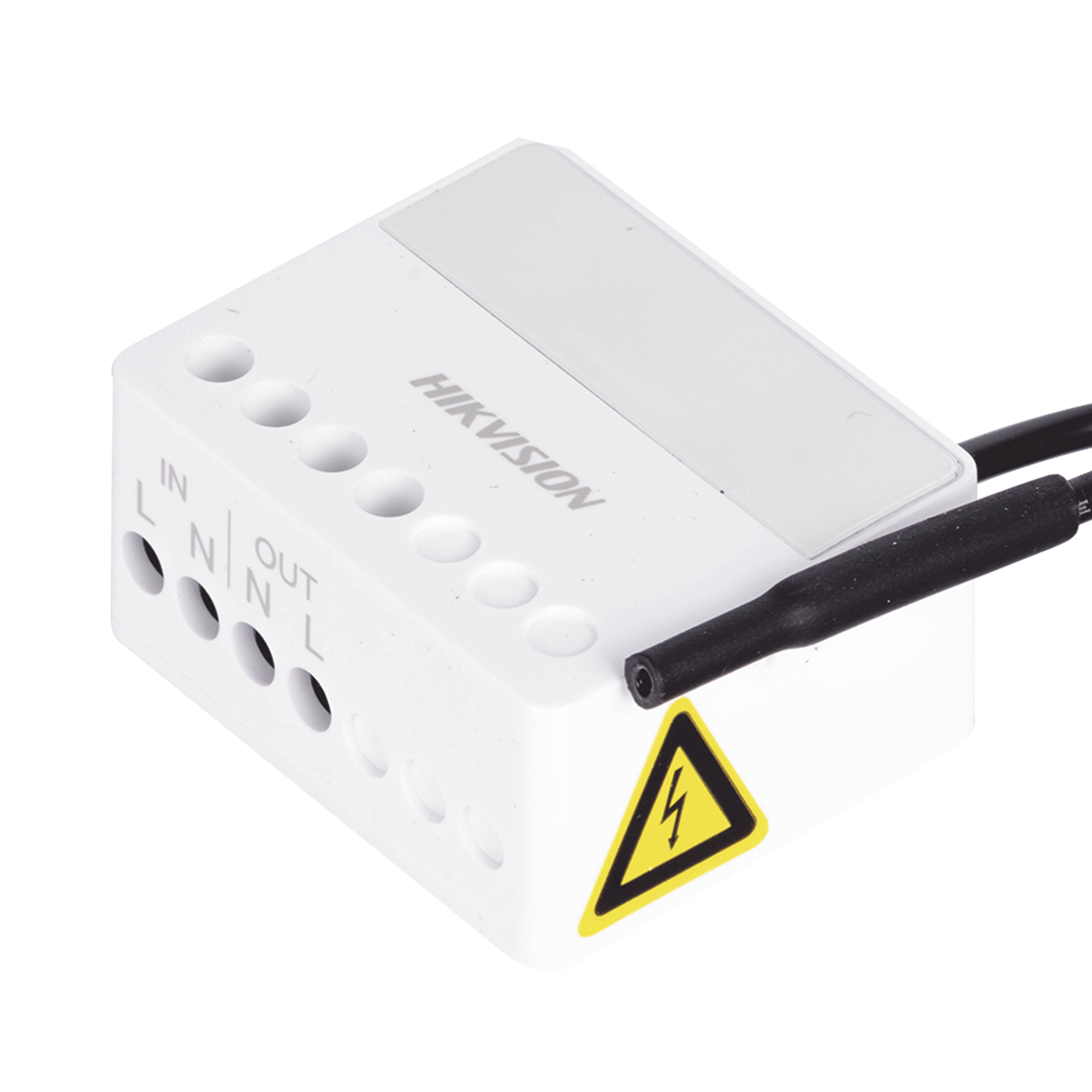 Interruptor Inalámbrico AX PRO Hikvision para Control de Alta Potencia 100–240 VCA DS-PM1-O1H-WB