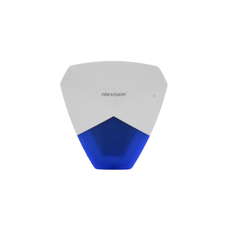 Sirena Estrobo Cableada Hikvision Ideal Para Cualquier Panel De Alarma Azul DS-PS1-B - SILYMX