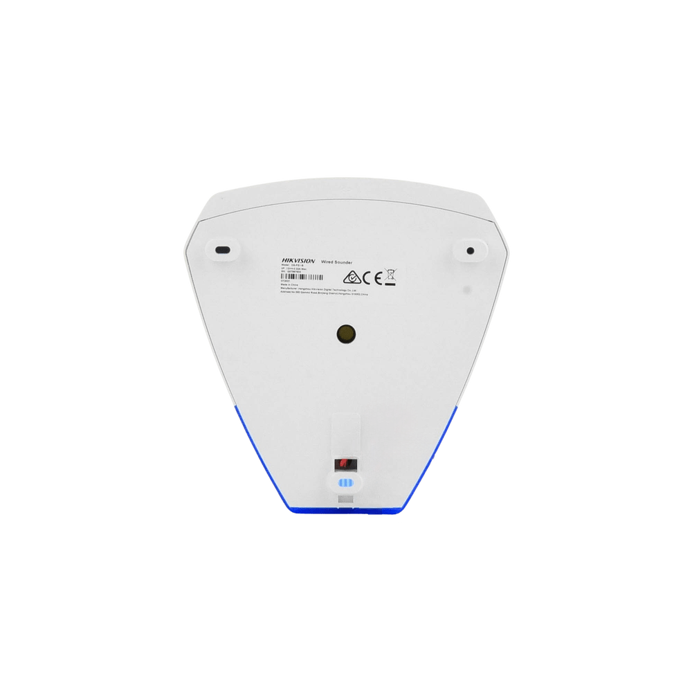 Sirena Estrobo Cableada Hikvision Ideal Para Cualquier Panel De Alarma Azul DS-PS1-B - SILYMX