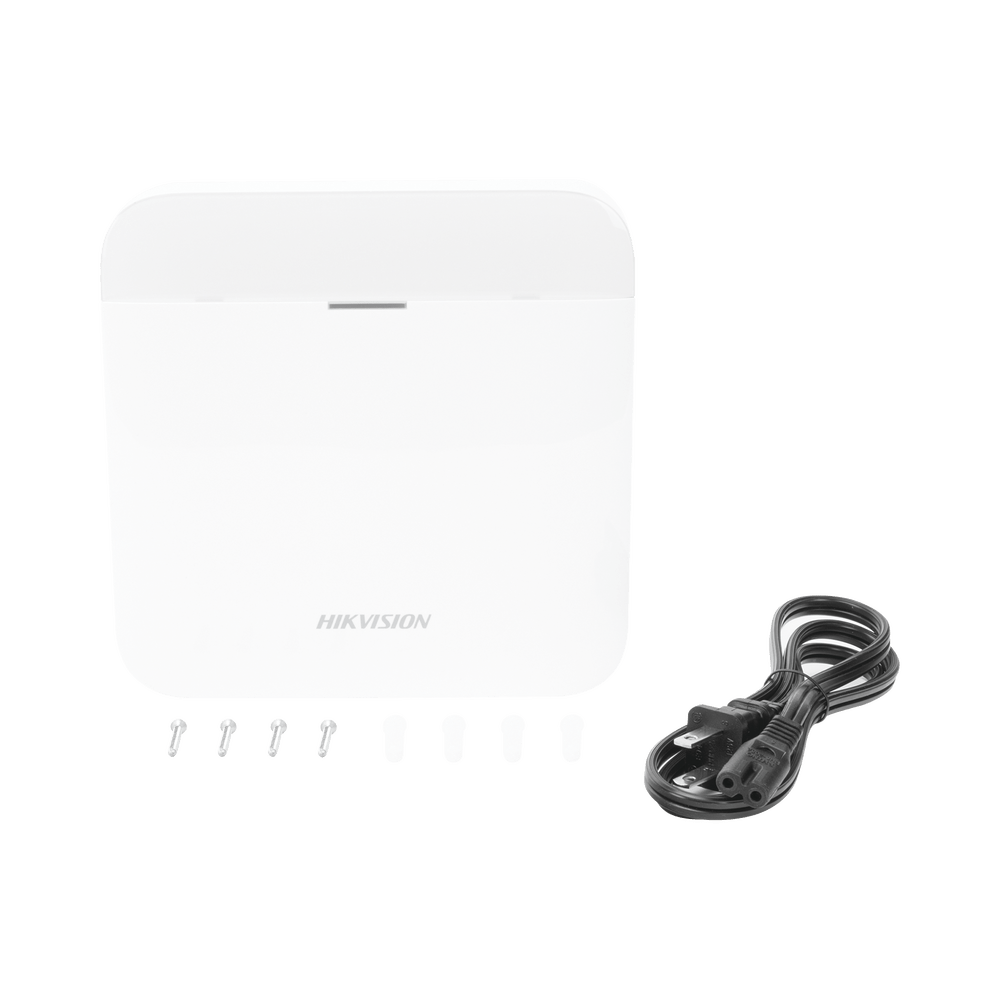 Panel de Alarma Inalámbrico de Hikvision Soporta 48 Zonas Wi-Fi y Ethernet Incluye Batería de respaldo Compatible con los Accesorios AX PRO DS-PWA48-E-WB - SILYMX