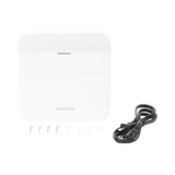 Panel de Alarma Inalámbrico de Hikvision Soporta 48 Zonas Wi-Fi y Ethernet Incluye Batería de respaldo Compatible con los Accesorios AX PRO DS-PWA48-E-WB - SILYMX