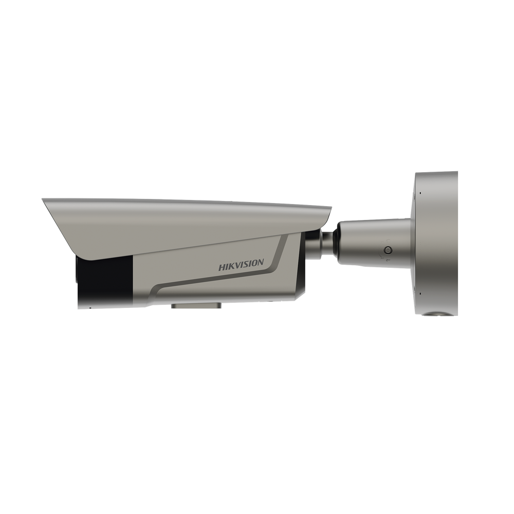 Cámara Bala IP 4 Megapixel ANPR para Control de Acceso Lente Mot. 2.8 mm 12 mm Reconocimiento y Captura de Placas Vehiculares IP67 IK10 PoE Alarmas IO DS-TCG406-E - SILYMX