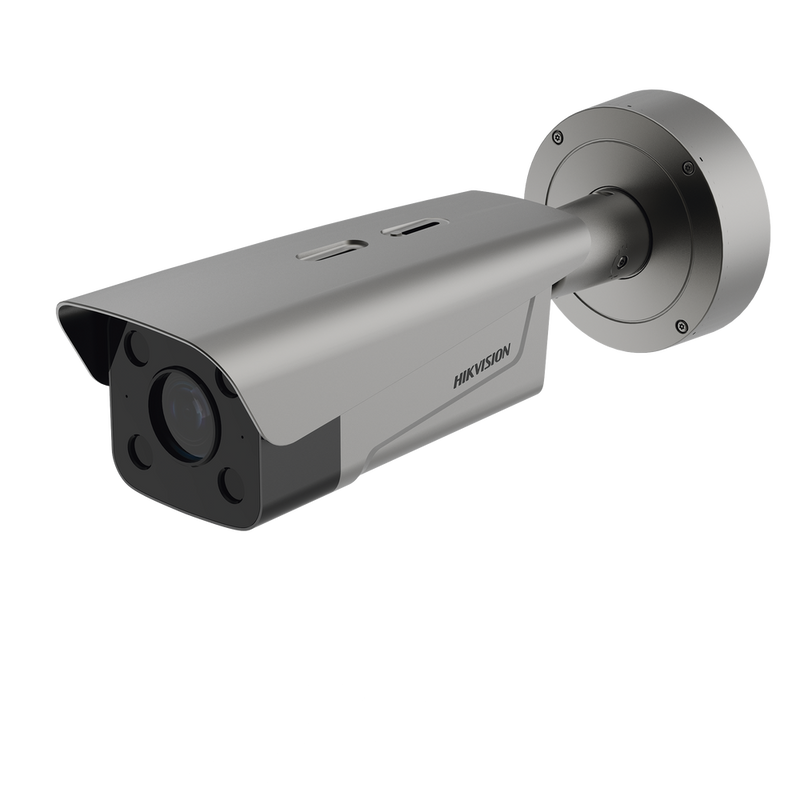 Cámara Bala IP 4 Megapixel ANPR para Control de Acceso Lente Mot. 2.8 mm 12 mm Reconocimiento y Captura de Placas Vehiculares IP67 IK10 PoE Alarmas IO DS-TCG406-E - SILYMX