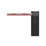 Barrera Vehicular DERECHA Brazo Iluminado Rojo/Verde de 4 mts Incluido 3 Seg para Apertura Cierre Automático con Tiempo Configurable 2,500,000 MCBF Compatible con Cualquier Control de Acceso DS-TMG300-DR/A(4M) - SILYMX