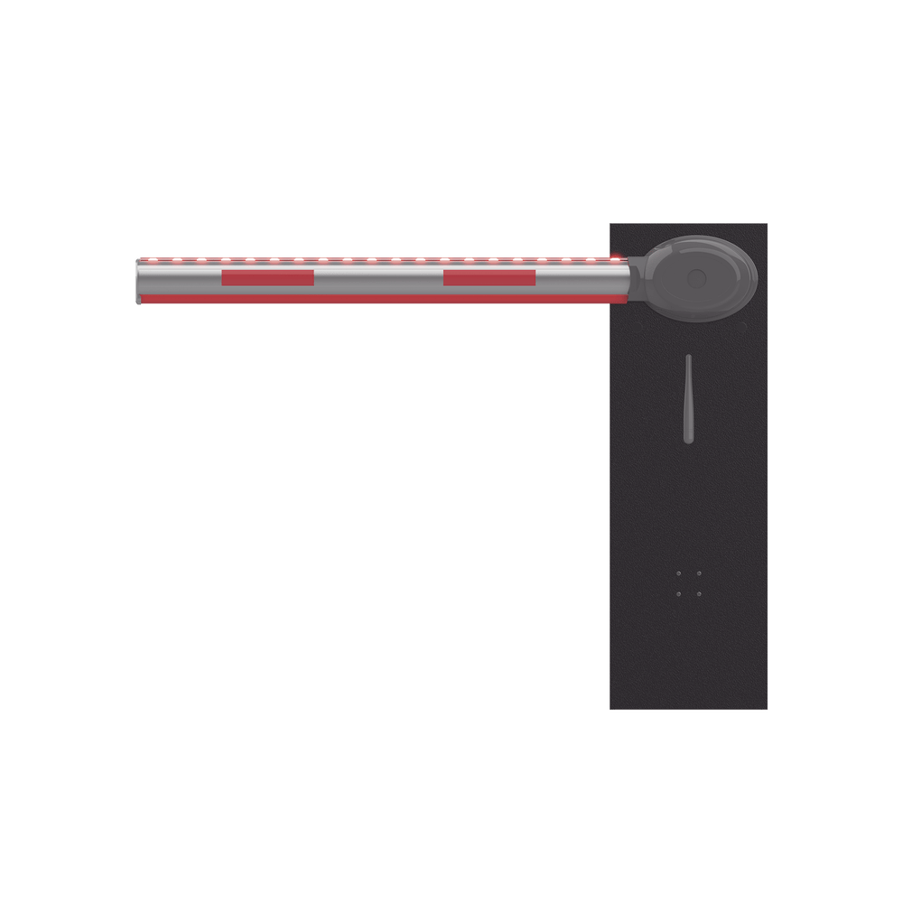 Barrera Vehicular DERECHA Brazo Iluminado Rojo/Verde de 4 mts Incluido 3 Seg para Apertura Cierre Automático con Tiempo Configurable 2,500,000 MCBF Compatible con Cualquier Control de Acceso DS-TMG300-DR/A(4M) - SILYMX