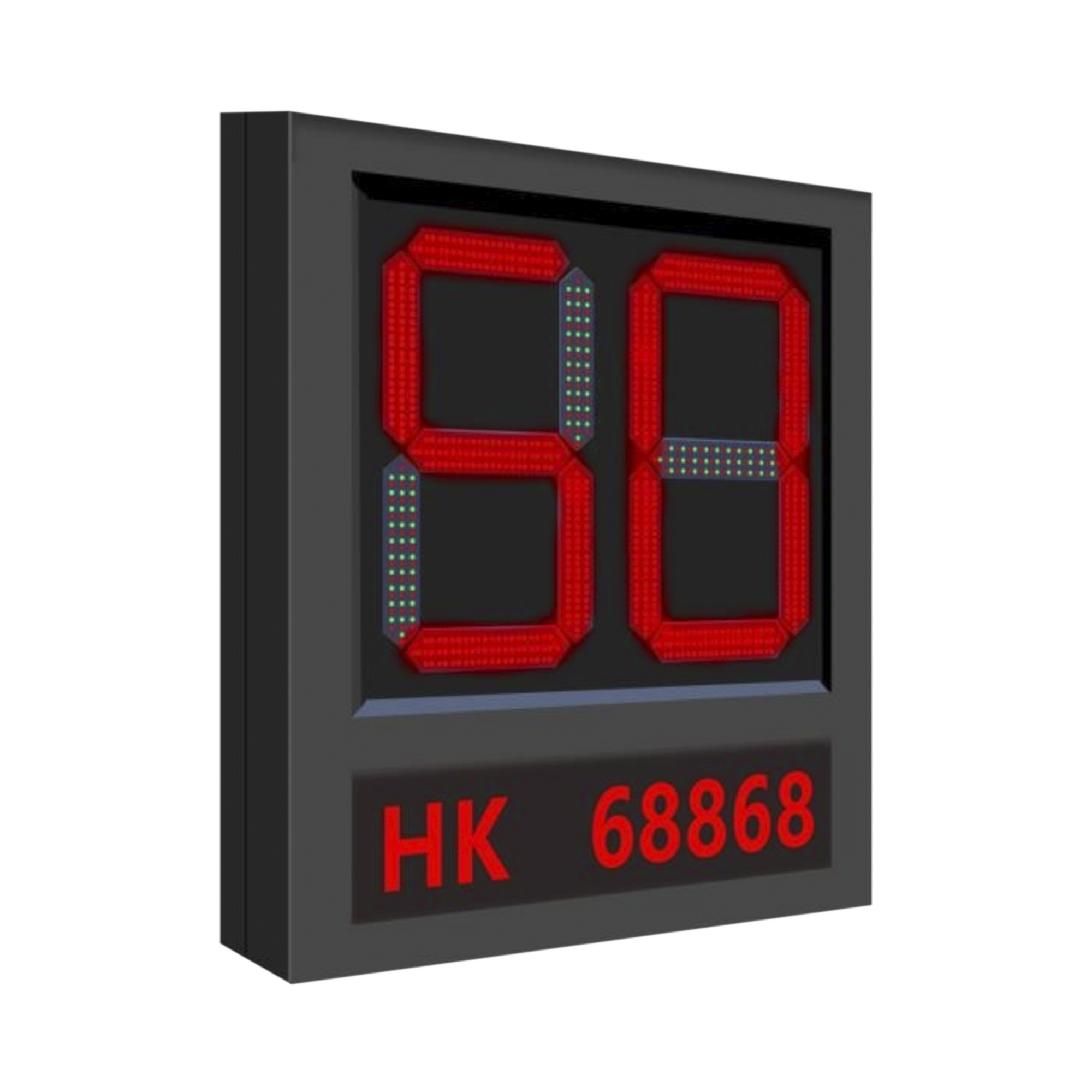 Pantalla LED Hikvision DS-TVL224-8-5EY – Indicador de Exceso de Velocidad / Velocidad Normal (50m Visibilidad)