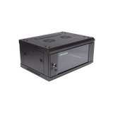 Gabinete Rack 19” Hikvision – 4U – Montaje en Pared o Piso – Puerta de Cristal Templado DS-XS6404-S/B - SILYMX
