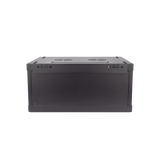 Gabinete Rack 19” Hikvision – 4U – Montaje en Pared o Piso – Puerta de Cristal Templado DS-XS6404-S/B - SILYMX