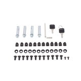 Gabinete para Montaje en Pared y Piso con Puerta de Cristal Templado Cuerpo Fijo 9 Unidades de Rack 19" Fabricado en Acero HIKVISION DS-XS6409-S/B - SILYMX