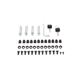 Gabinete para Montaje en Pared - Piso Puerta de Cristal Templado Cuerpo Fijo 12 Unidades de Rack 19" Fabricado en Acero DS-XS6412-S/B - SILYMX