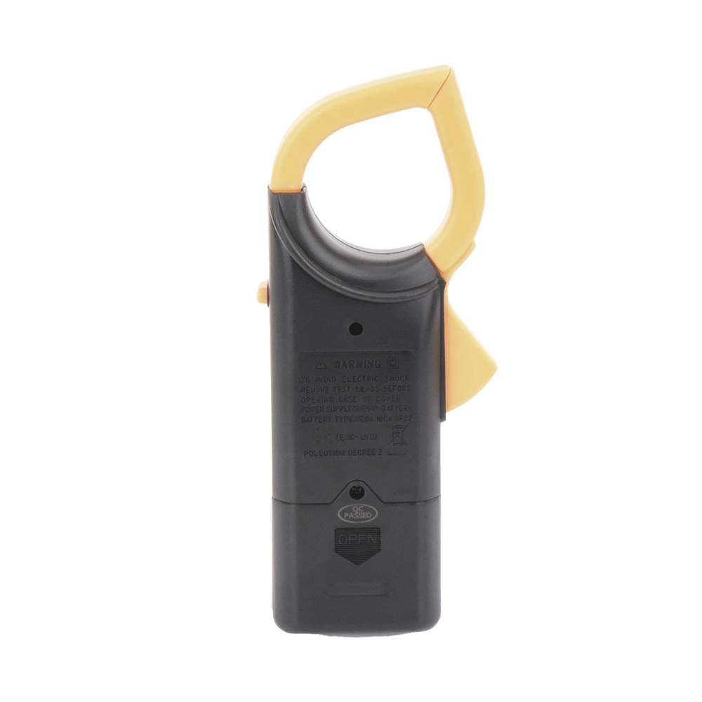 Multímetro Digital de Gancho Compacto 600 Vcc Vca CATII Con pantalla LCD No incluye Batería DT266 - SILYMX