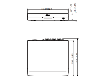 Dvr De 8 Canales 5mp Lite Wizsense Con Ia H.265+ DH-XVR5108HS-I3 - SILYMX