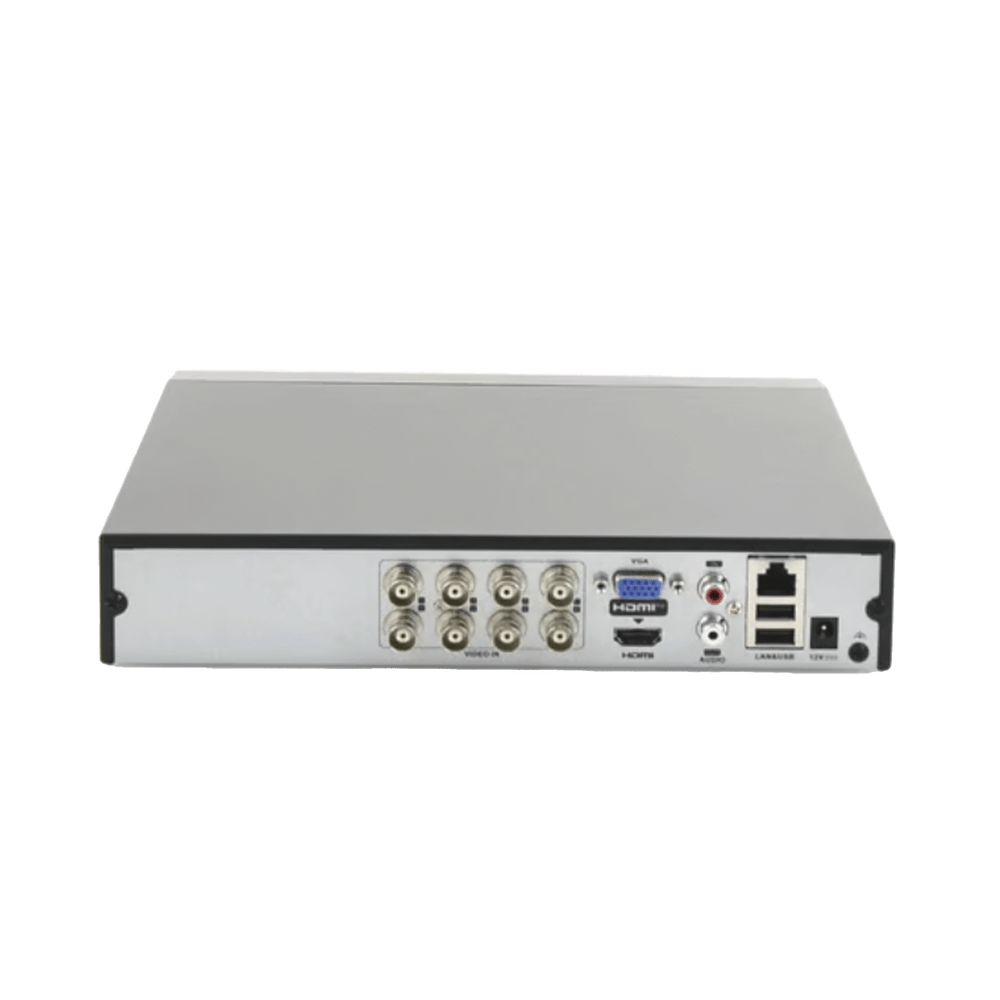 DVR 8 Canales TurboHD + 8 Canales IP 8 Megapíxel (4K) Coaxitron ACUSENSE Lite  1 Bahía de Disco Duro - SILYMX