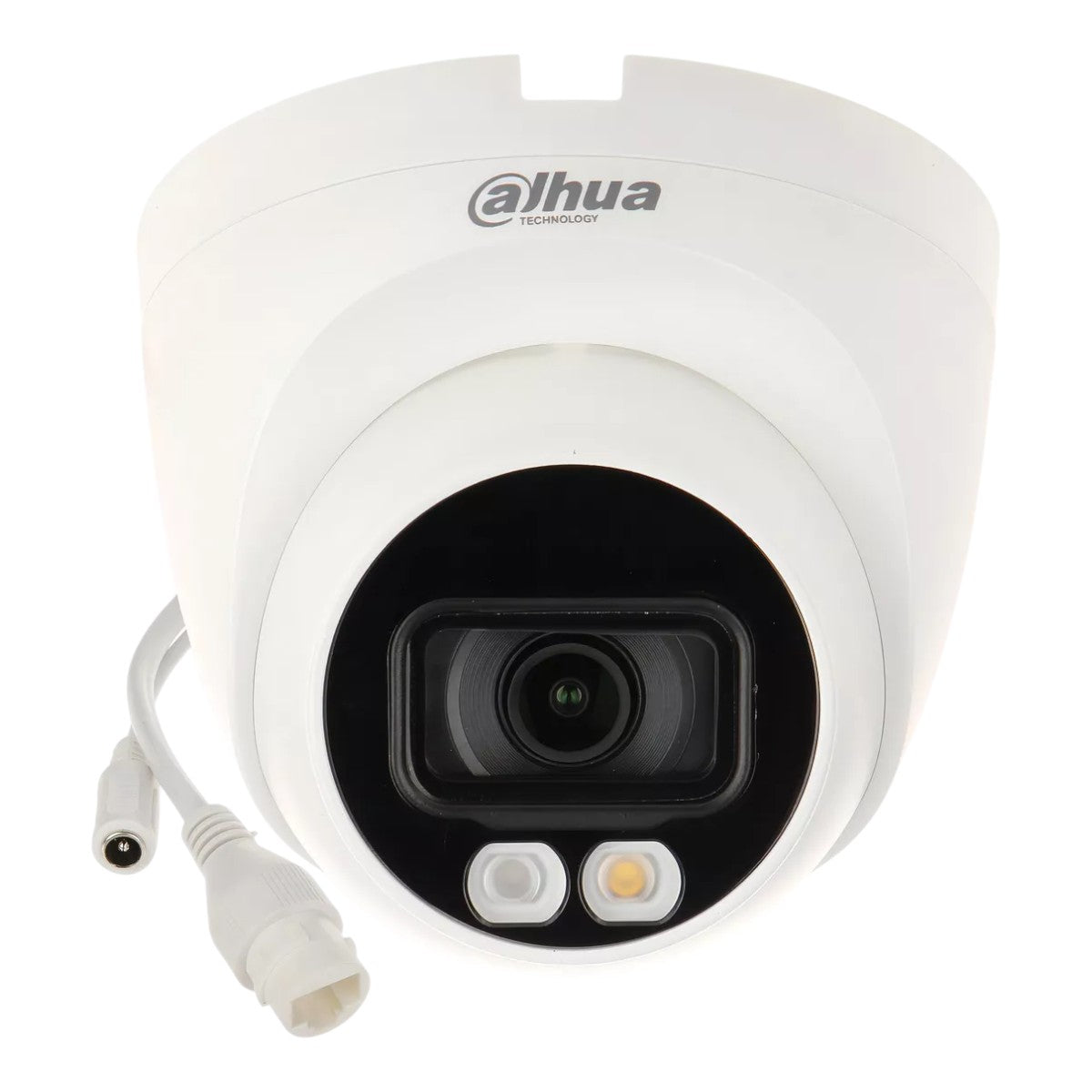 Cámara IP Domo de 2 Megapixeles Con Iluminador Dual Inteligente+Full Color WizSense Lente de 2.8mm 107 Grados de Apertura 30 Mts de IR y Luz Visible Micrófono Integrado WDR Ranura para Micro SD SMD Plus PoE DH-IPC-HDW2249T-S-IL - SILYMX