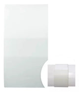 Pieza de unión color blanco de PVC auto extinguible DMC-4FT-U - SILYMX