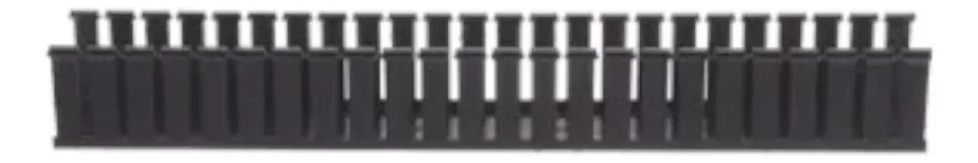 Canaleta Ranurada de PVC sin Tapa Tipo G 108 mm de Ancho 104.1 mm de Alto y 1828.8 mm de Largo G4X4BL6 - SILYMX