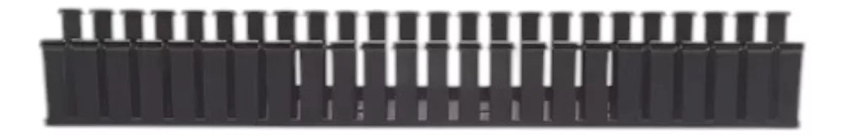 Canaleta Ranurada de PVC sin Tapa Tipo G 32 mm de Ancho 53.8 mm de Alto y 1828.8 mm de Largo G1X2BL6 - SILYMX