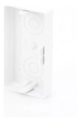 Tapa final en color blanco de PVC auto extinguible TEK-100-F - SILYMX