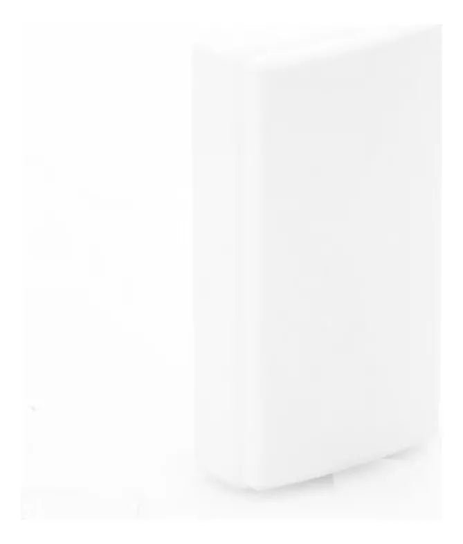 Tapa final en color blanco de PVC auto extinguible TEK-100-F - SILYMX