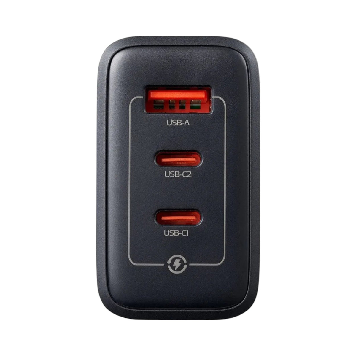 Cargador ADATA 65W USB-C PD 3.0 & QC 4.0 | Carga Rápida para Laptop, iPhone, Android | 3 Puertos | Negro ChargerU-0653-QCPDBK - SILYMX