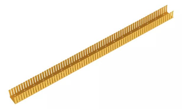CanaletasPANDUITC4YL6Tapa para Canaleta Ranurada de 4 pulgadas de Ancho Color Amarillo C4YL6 - SILYMX