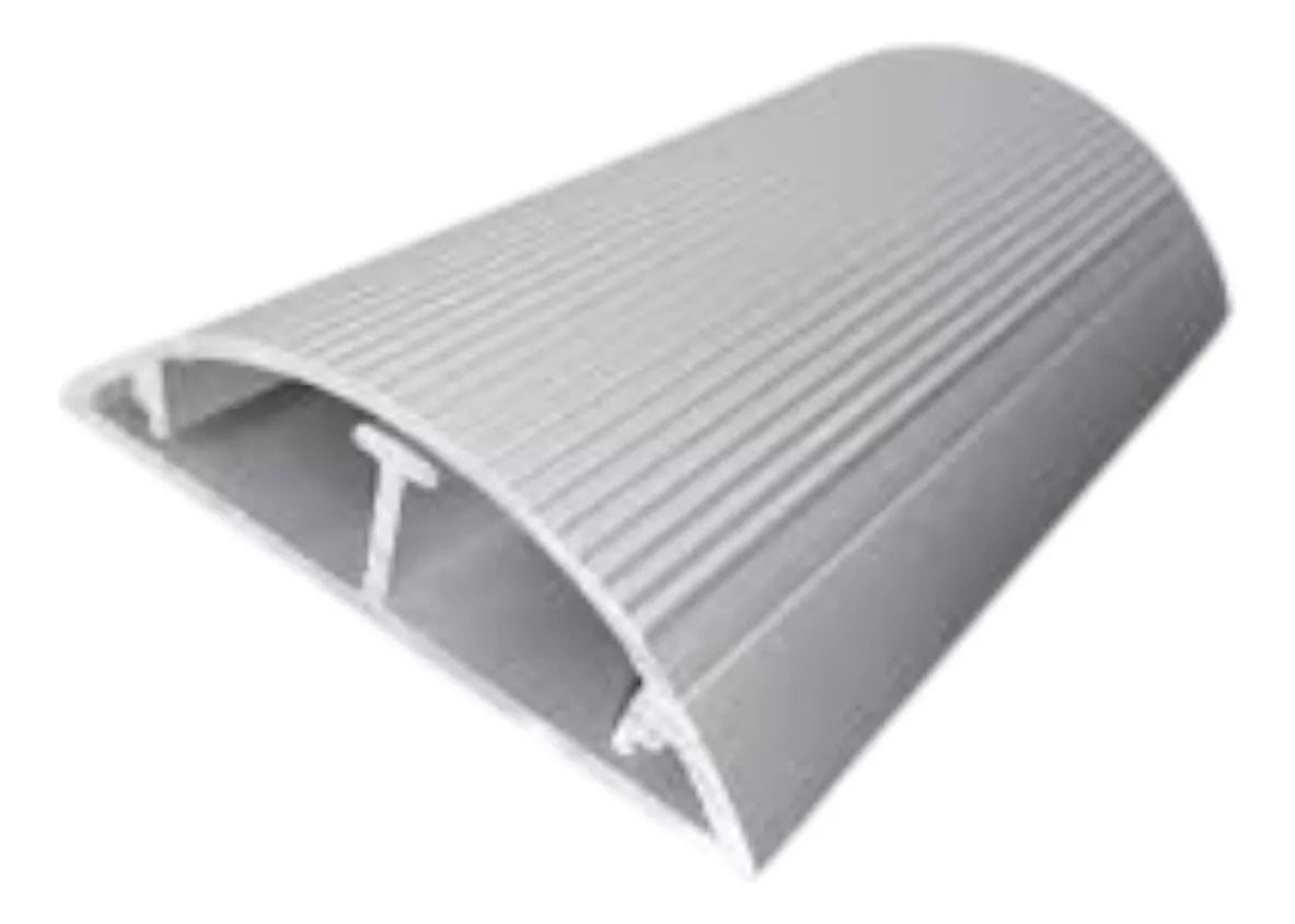 Ducto media caña color blanco de dos vías de PVC auto extinguible 90.5 x 19.7 x 1220mm DMC-4FT - SILYMX