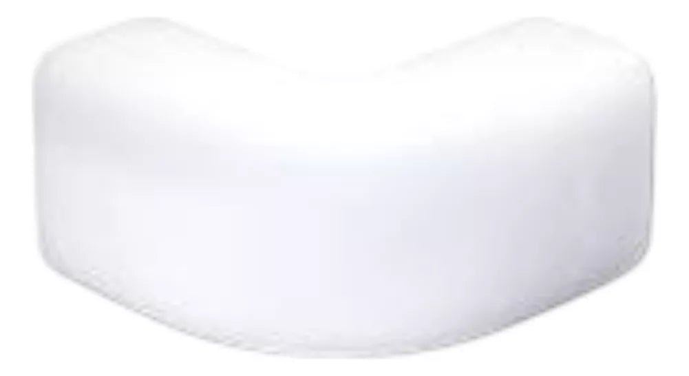 Sección en L color blanco de PVC auto extinguible, para canaleta DMC4FT - SILYMX