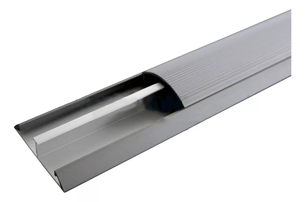 Ducto de media caña de aluminio tramo de 2.5m de largo DMCTALUM - SILYMX