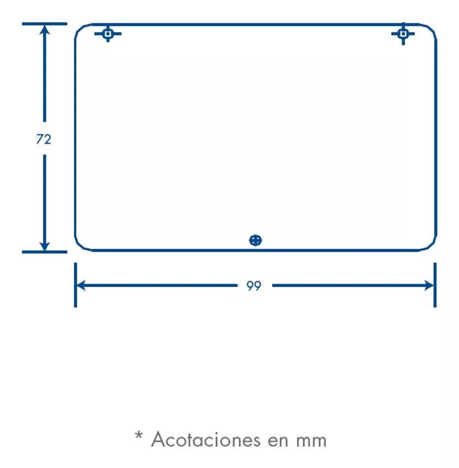 Tapa final de aluminio para canaleta INKA100 INKA-100-F - SILYMX