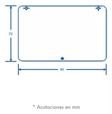 Tapa final de aluminio para canaleta INKA100 INKA-100-F - SILYMX