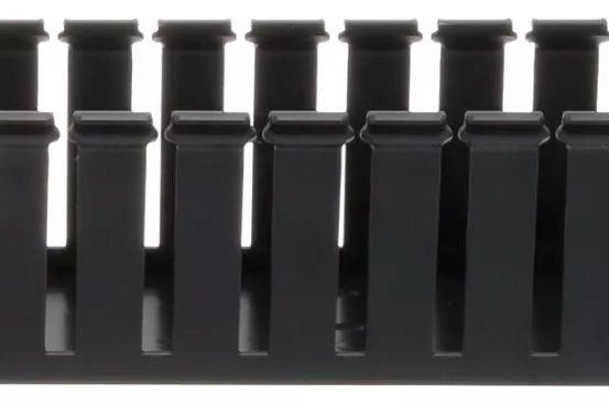 Canaleta Ranurada de PVC sin Tapa Tipo G 32 mm de Ancho 53.8 mm de Alto y 1828.8 mm de Largo G1X2BL6 - SILYMX