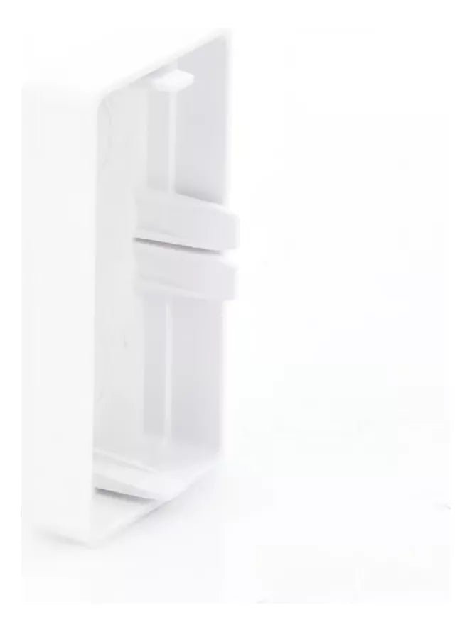 Tapa final en color blanco de PVC auto extinguible TEK-100-F - SILYMX