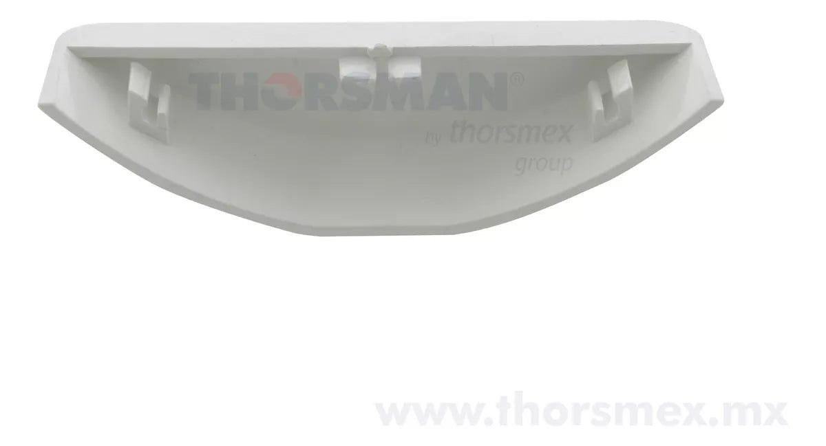 Tapa final de PVC auto extinguible color blanca DMC-4FT-F - SILYMX