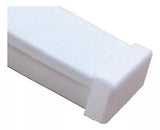 Tapa final de PVC auto extinguible color blanca DMC-4FT-F - SILYMX