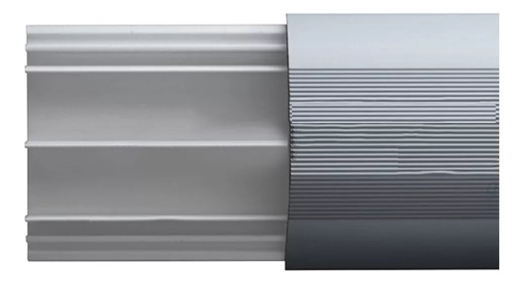 Ducto de media caña base de PVC y tapa de aluminio 2.5 m de largo DMCPVCAL - SILYMX