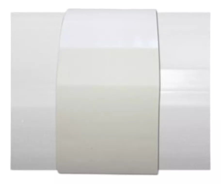 Pieza de unión color blanco de PVC auto extinguible DMC-4FT-U - SILYMX