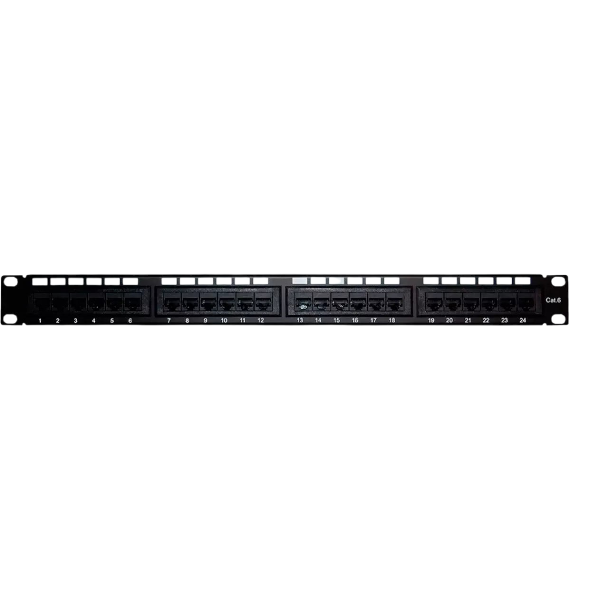 Patch Panel Cat6 De 24 Puertos Enson ENS-PA24P6 - SILYMX