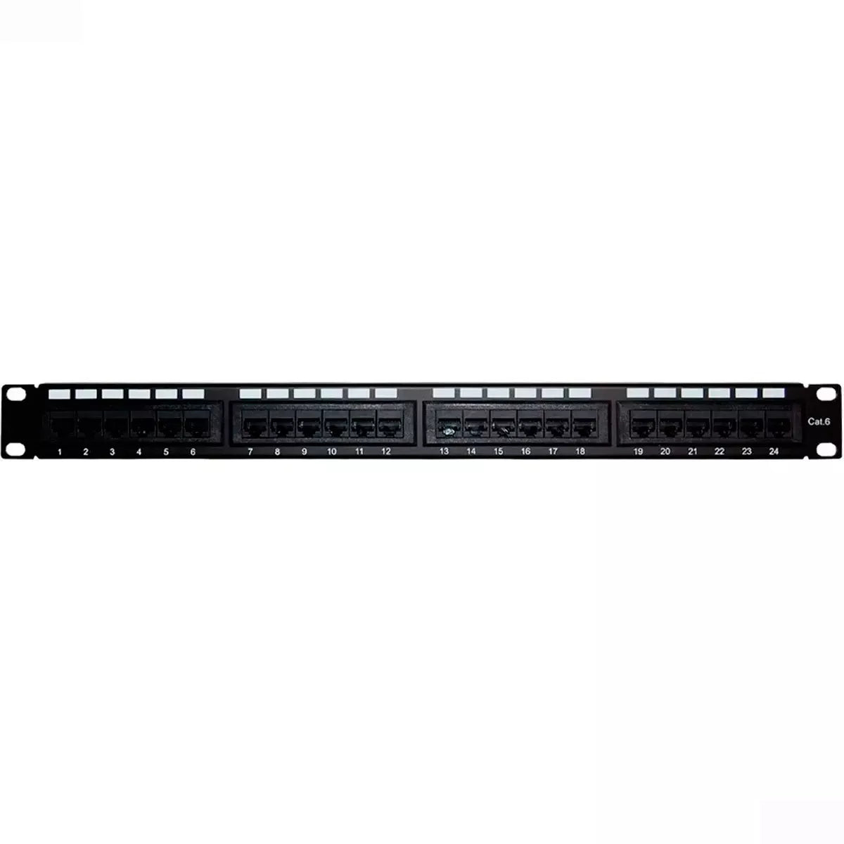 Patch Panel Cat6 De 24 Puertos Enson ENS-PA24P6 - SILYMX