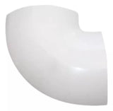Sección en L color blanco de PVC auto extinguible, para canaleta DMC4FT - SILYMX