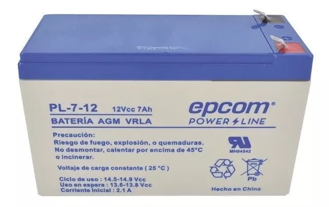 Kits SolaresEPCOMKITSOLAR-10W-7AH-10AKit Panel Solar 10w Bateria 7a Controlador Usb Epcom KITSOLAR - 10W - 7AH - 10A - SILYMX