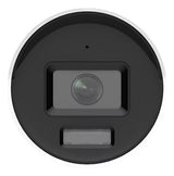 Cámara Dual Light + ColorVu Bala IP 8 Megapixel 4K ente 2.8 mm 40 mts IR + 40 mts Luz Blanca Exterior IP67 Luz Intermitente y Alerta de Audio Micrófono Integrado ACUSENSE Filtro de Falsas Alarmas Metal ACUSEARCH DS-2CD2087G2H-LIU/SL - SILYMX