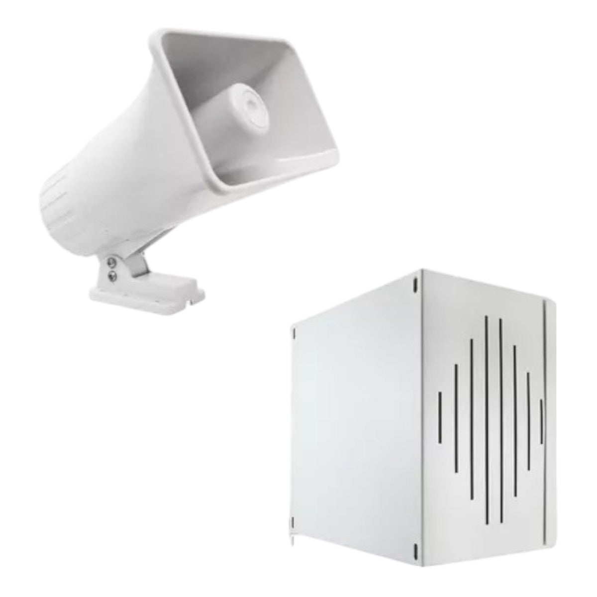 Sirena de 2 tonos 30 W Sonido 118 dB con Gabinete incluido IMP30V3 SF581AGAB - SILYMX