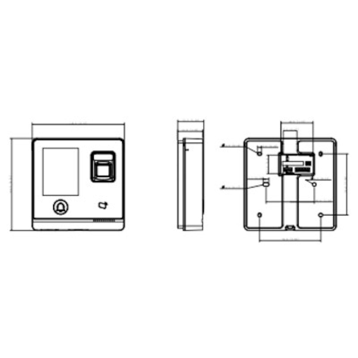Control de Acceso Touch 3,000 Huellas 30,000 Tarjetas ID DHI-ASI1212F-D - SILYMX