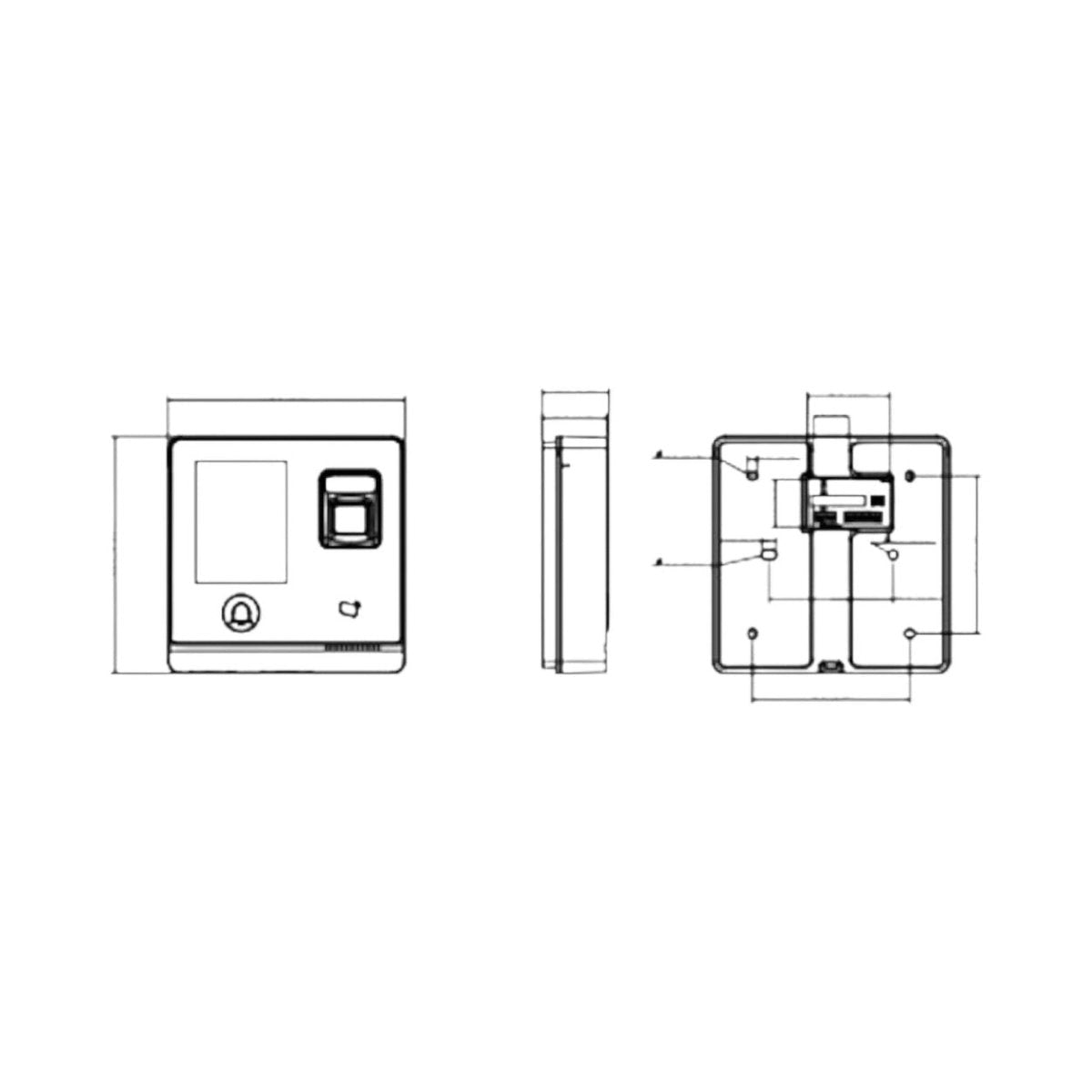 BiometricosDAHUADHI-ASI1212F-DControl de Acceso Biometrico Touch DAHUA 3000 Huellas 30000 Tarjetas ID Lectura 1.5s Remoto DHI - ASI1212F - D - SILYMX