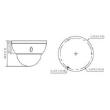 Cámara Domo Antivandálica De 5 Megapíxeles Ip67 DH-HAC-HDBW1500RN-Z-2712-S2 - SILYMX