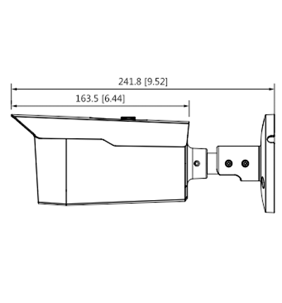 Camara Bullet De 5 Megapixeles Metalica Lente De 3.6 Mm DH-HAC-HFW1500DN-0360B - SILYMX