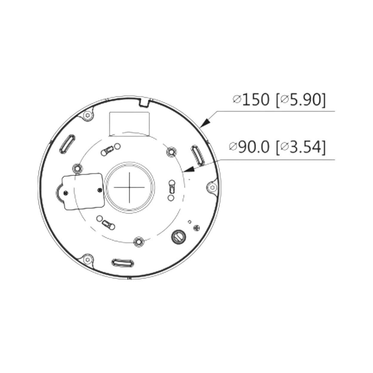 DAHUA IPC-EBW81242N - Cámara IP Fisheye Resolución de 12 MP/ Lente 1.85mm/ ? 360/ IR 10 mts/ IA WizMind/ Conteo de Personas/ Cantidad de Personas en Áreas/ Mapa de Calor/ PoE/ DWDR/ H.265/ IP67/ IK10/ E&S Alarma/ E&S Audio - SILYMX