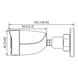 Cámara Bullet Full HD 1080p Audio IR 30m Exterior IP67 DAHUA DH-HAC-HFW1200CN-A-0280B-S5 - SILYMX
